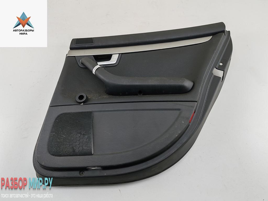 обшивка двери задняя правая Audi A4 B6 2001, 1.8 л., Ti, бензин, МКПП, серый, универсал, 8E0867306 - фото №1