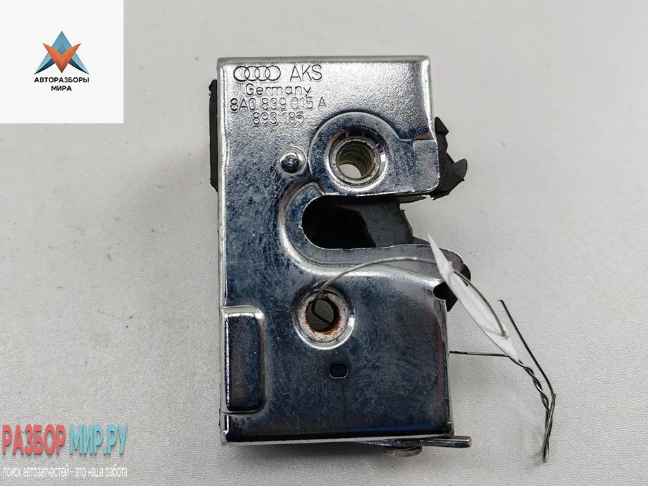 замок двери задней левой Audi 80 8C/B4 1994, 2.0 л., бензин, МКПП, красный, седан, 8A0839015A - фото №1