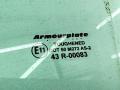 стекло двери передней левой Volvo S40 1 поколение 1998, 1.9 л., бензин, АКПП, чёрный, универсал - фото №2