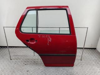 дверь сдвижная Volkswagen Golf-4 2000, красный, хетчбэк 5 дв.