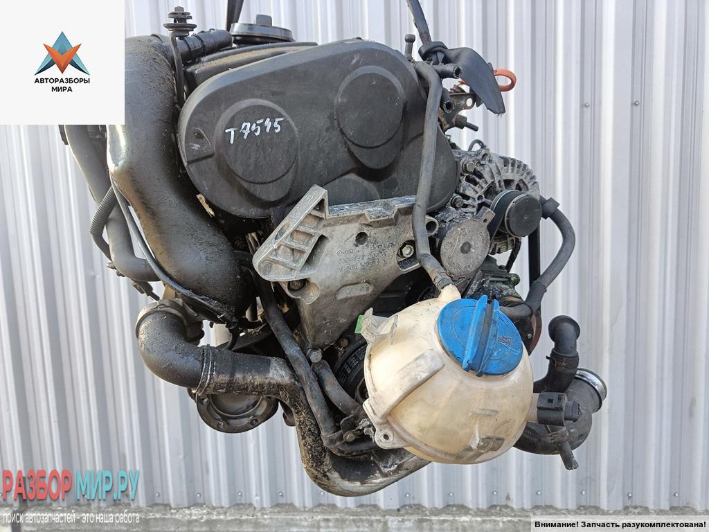 двигатель Volkswagen Touran 1 поколение 2004, 2.0 л., дизель, МКПП, AZV - фото №1