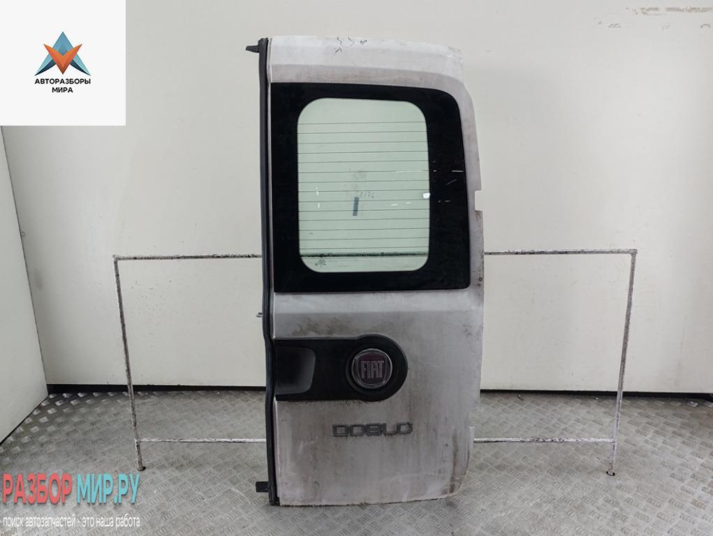 дверь задняя распашная правая Fiat Doblo 2 поколение 2012, 1.3 л., дизель, МКПП, белый, фургон - фото №1