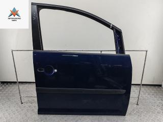 дверь сдвижная Volkswagen Touran 1 поколение 2003, синий, минивэн