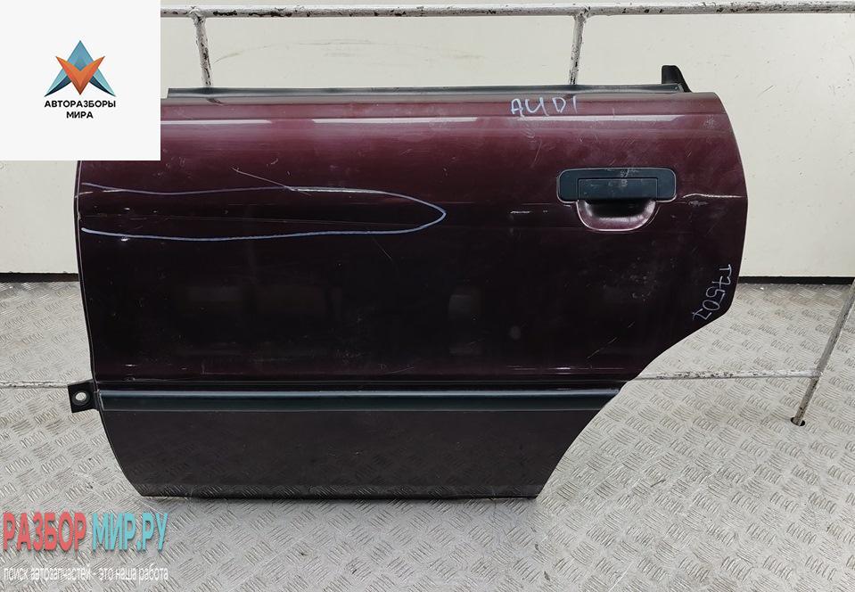 дверь сдвижная Audi 80 8C/B4 1992, красный, седан - фото №1
