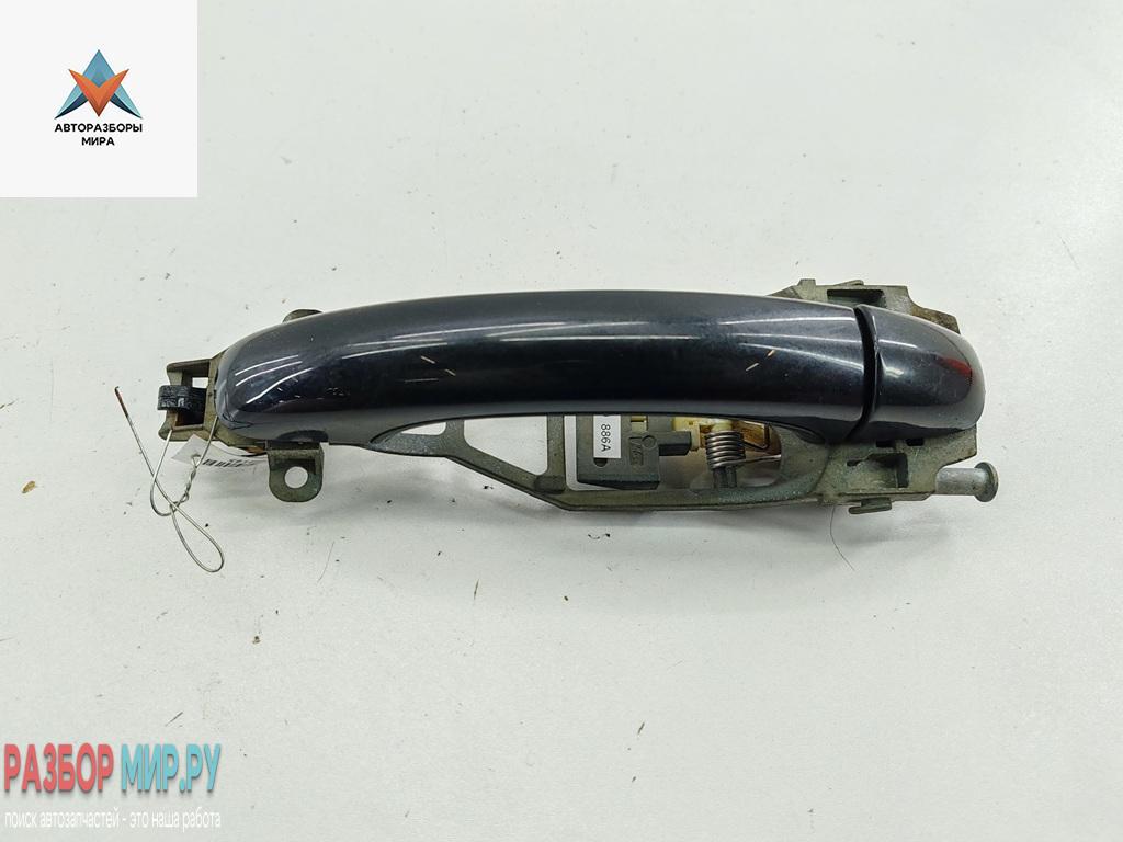 ручка наружная задняя правая Volkswagen Touareg 1 поколение 2005, 2.5 л., дизель, АКПП, чёрный, внедорожник 5 дв., 7L0839886A - фото №1