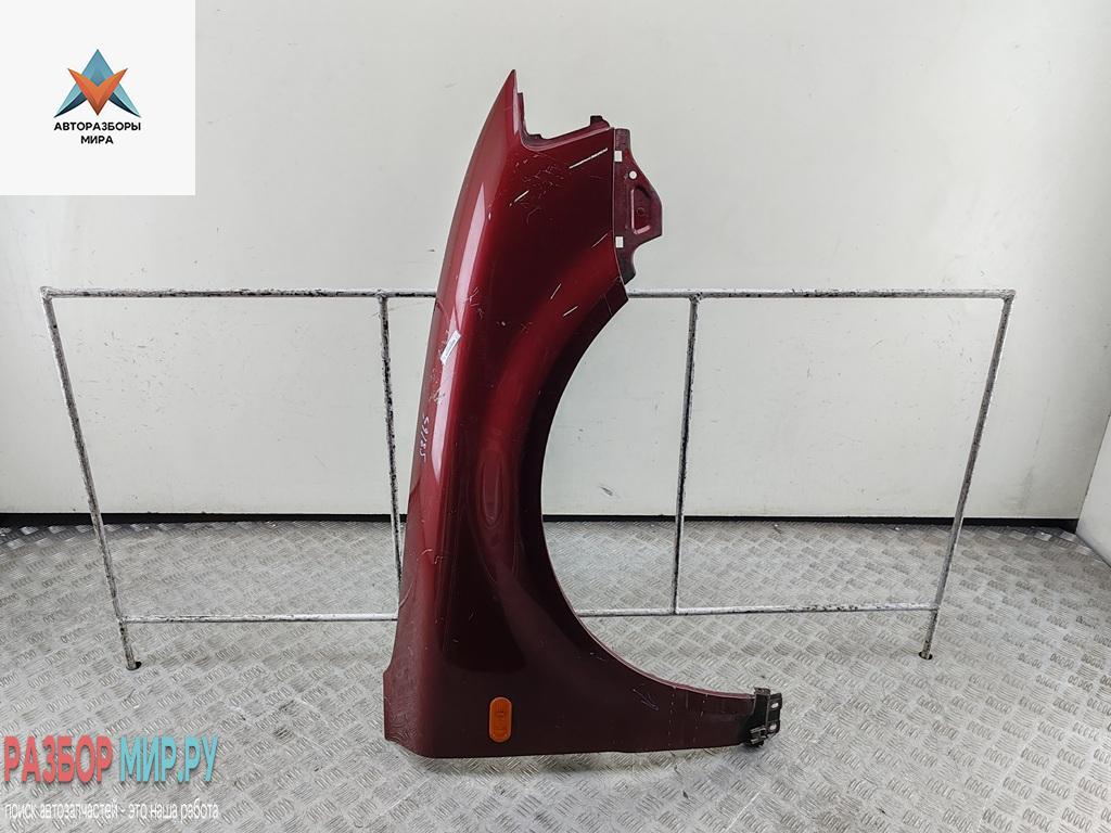 крыло переднее правое Volkswagen Passat B5 1998, 1.8 л., бензин, МКПП, красный, универсал - фото №1