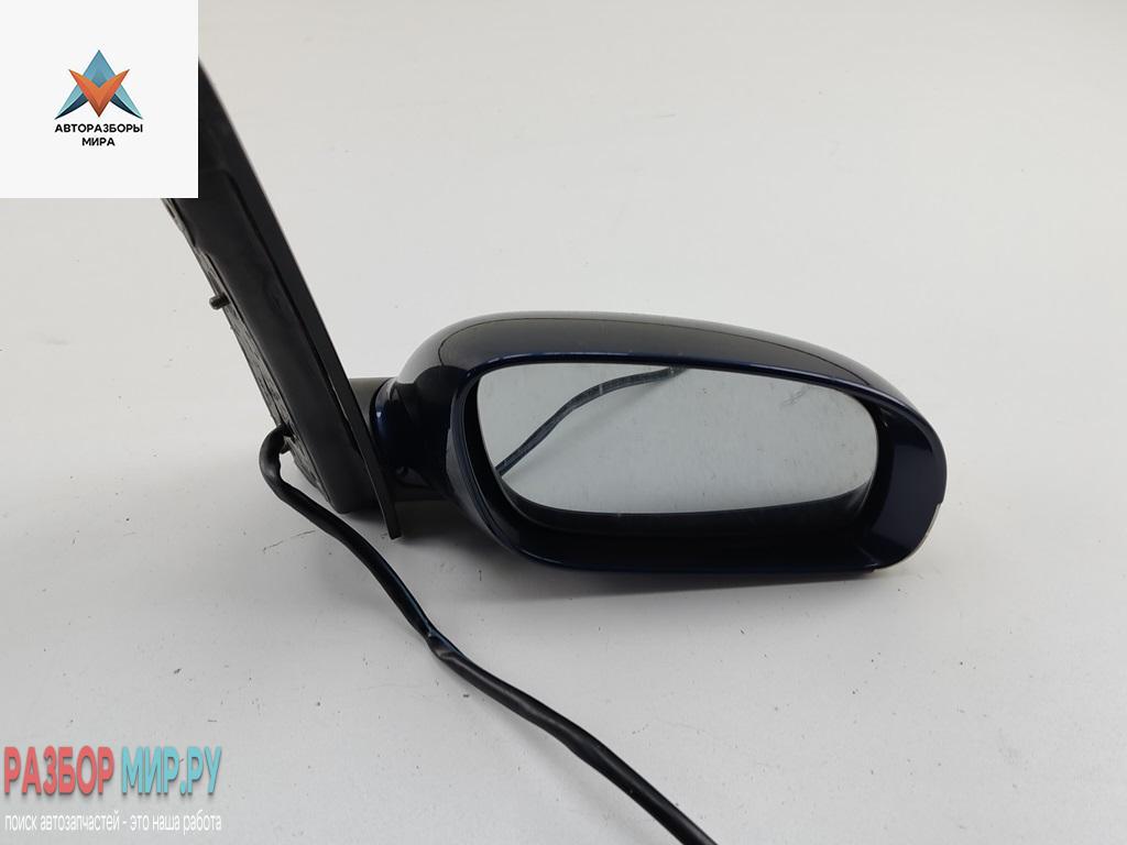 зеркало правое Volkswagen Touran 1 поколение 2003, 1.6 л., бензин, МКПП, синий, минивэн, 073016LL - фото №1