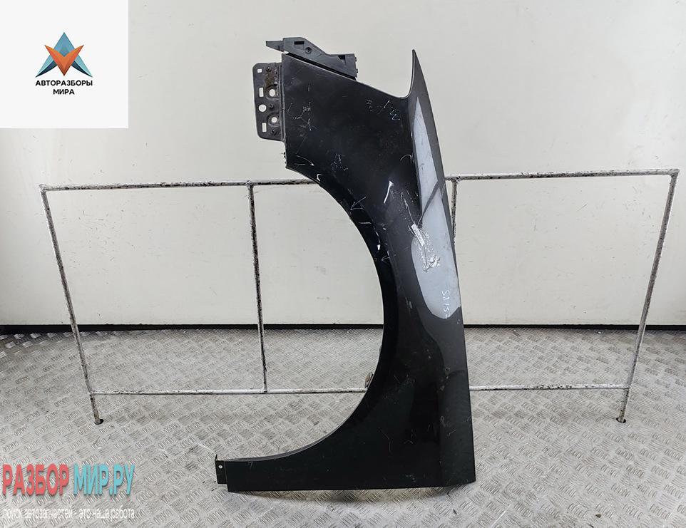 крыло переднее левое Volkswagen Passat B6 2007, 2.0 л., дизель, МКПП, чёрный, универсал - фото №1