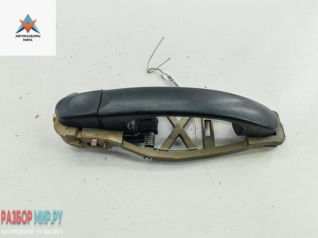 ручка наружная задняя левая Volkswagen Touran 1 поколение 2003, 1.6 л., бензин, МКПП, синий, минивэн, 1C0837209 - фото №1