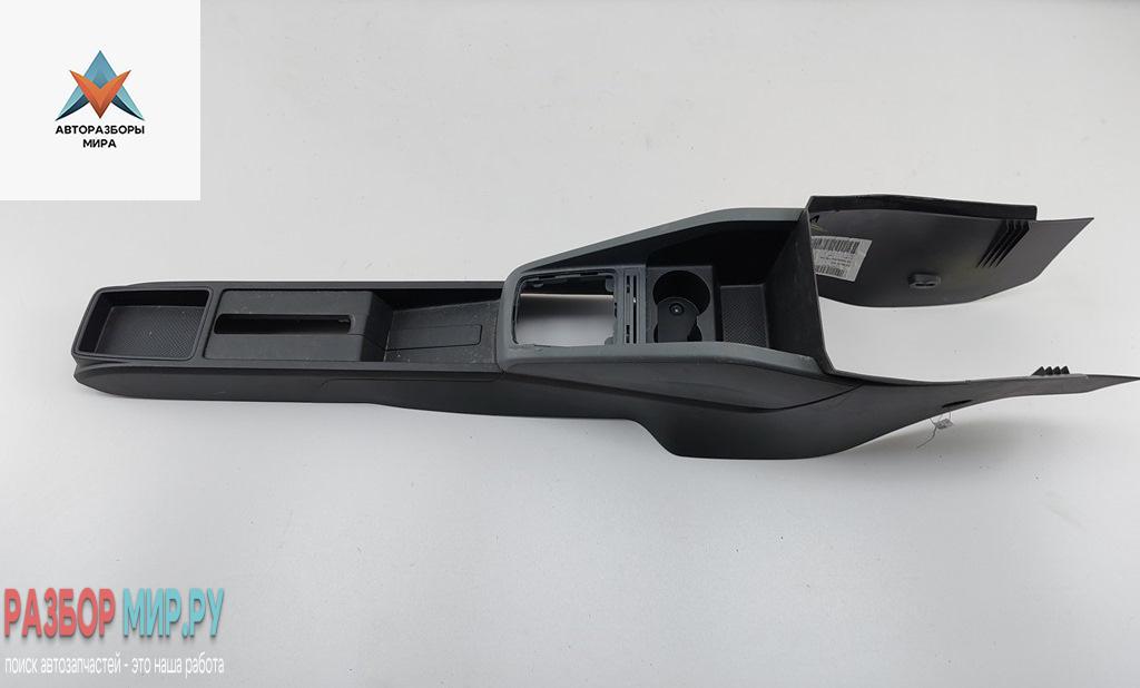 консоль салона (центральная часть) Skoda Fabia mk3 (NJ) 2015, 1.2 л., бензин, МКПП, белый, универсал, 6V0863242 - фото №1