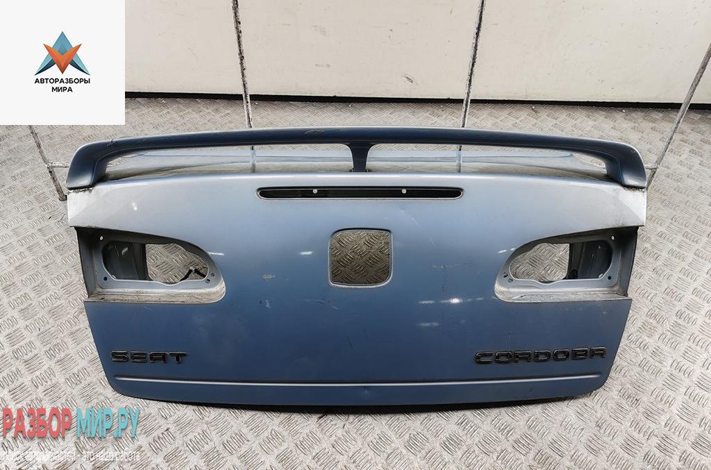 крышка багажника SEAT Cordoba 3 поколение 2004, синий, седан, 6L5827159 - фото №1