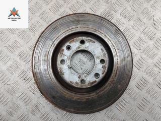 диск тормозной передний Peugeot 307 1 поколение 2003, 1.6 л., бензин, МКПП, красный, универсал