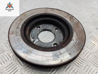 диск тормозной передний Nissan Tiida C11 [рестайлинг] 2010, 1.6 л., бензин, МКПП, белый, хетчбэк 5 дв.