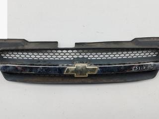 решетка радиатора Chevrolet Kalos 1 поколение 2007, чёрный, хетчбэк 5 дв.