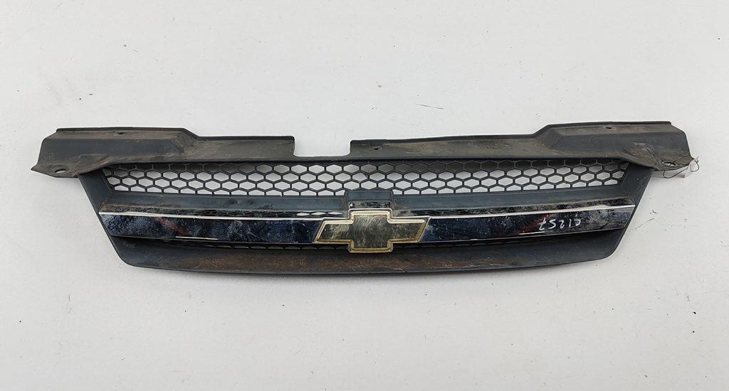 решетка радиатора Chevrolet Kalos (Aveo) 2007, чёрный, хетчбэк 5 дв.