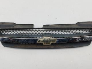 решетка радиатора Chevrolet Kalos (Aveo) 2007, чёрный, хетчбэк 5 дв.