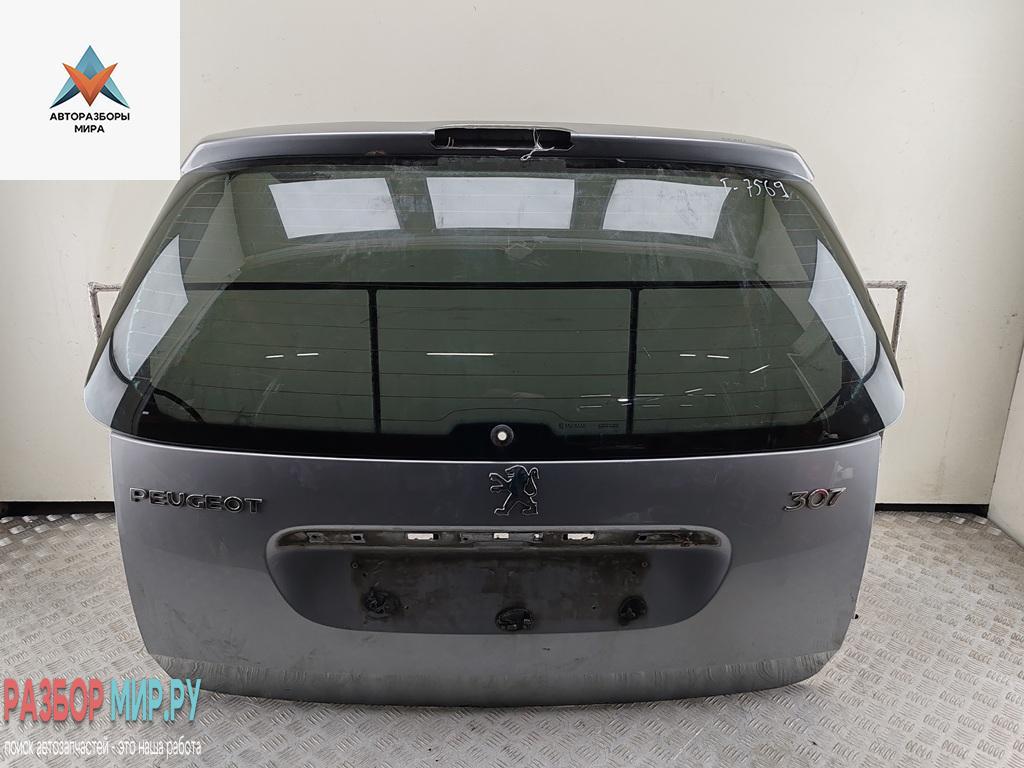 крышка багажника Peugeot 307 1 поколение 2002, серый, универсал - фото №1