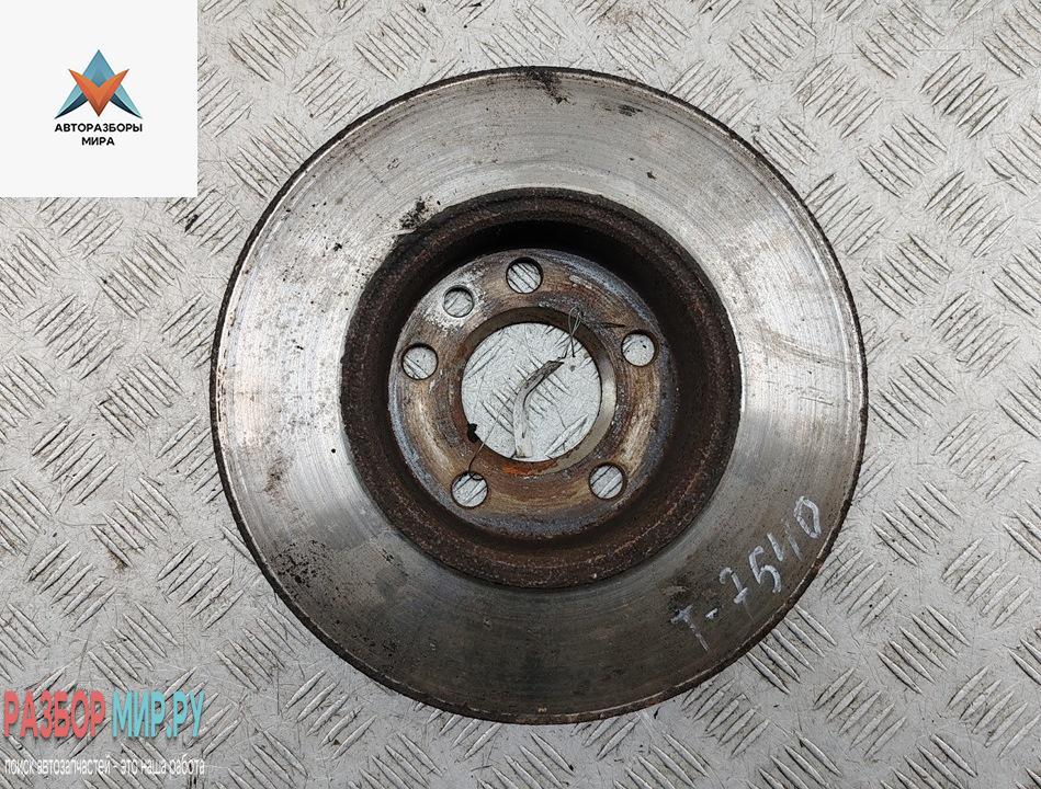 диск тормозной передний Volkswagen Transporter T4 1997, 2.4 л., дизель, МКПП, белый, микроавтобус - фото №1