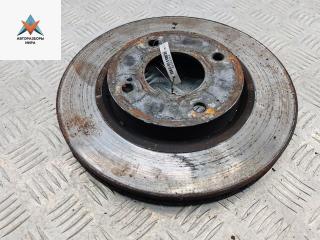 диск тормозной передний Nissan Tiida C11 [рестайлинг] 2010, 1.6 л., бензин, МКПП, белый, хетчбэк 5 дв.