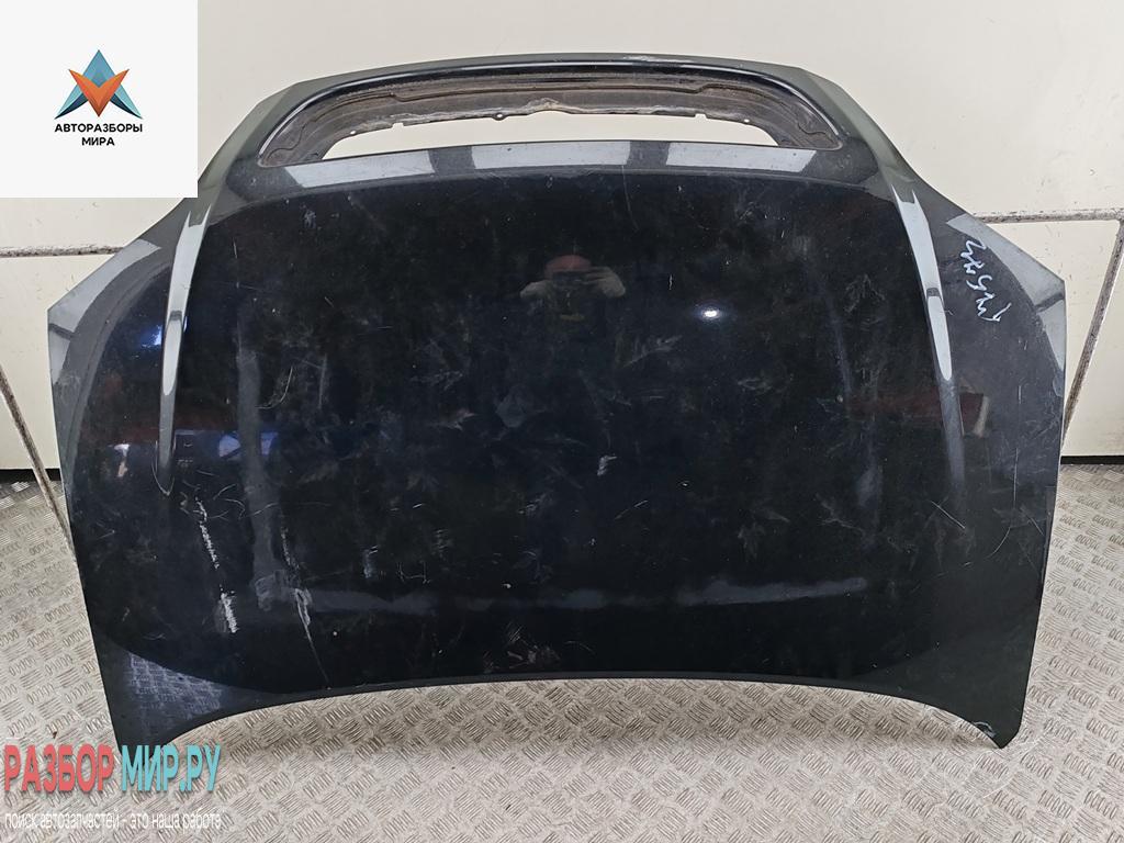 капот Opel Zafira 1 поколение (A) 2002, 2.2 л., бензин, МКПП, чёрный, минивэн - фото №1