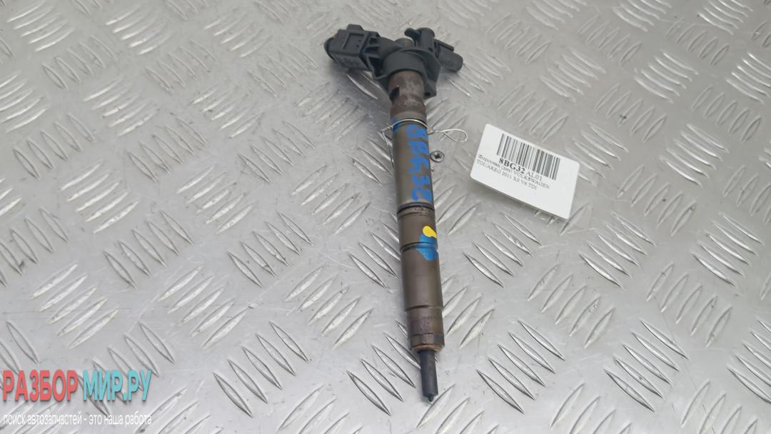 форсунка Volkswagen Touareg 2 поколение 2011, 3.0 л., V6 TDI, дизель, АКПП, внедорожник 5 дв., 0445117022 - фото №1