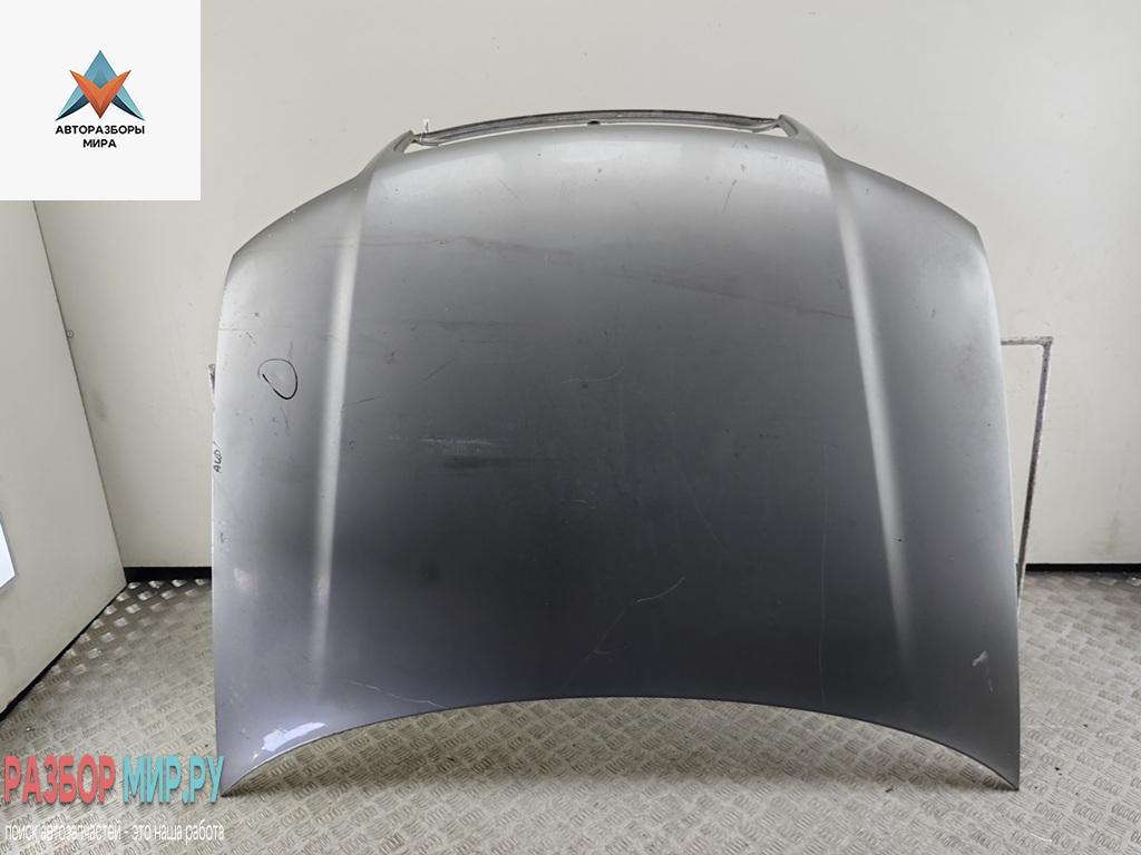 капот Audi A4 B6 2003, 2.5 л., дизель, МКПП, серый, универсал - фото №1