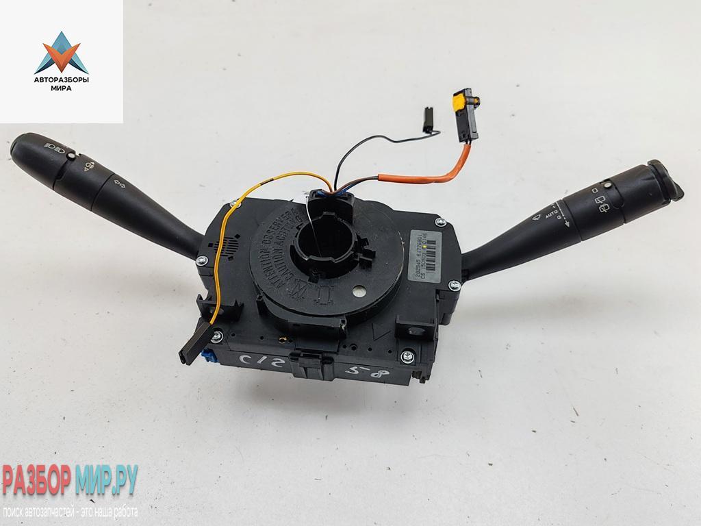 переключатель подрулевой Citroen C3 (FC/FN, 2003, 1.1 л., бензин, МКПП, чёрный, хетчбэк 5 дв., 96488210XT - фото №1