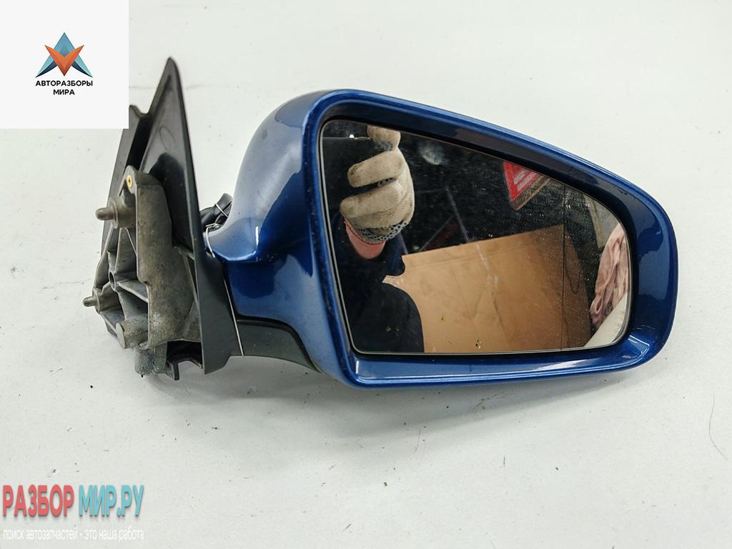 зеркало правое Audi A4 B7 2005, 2.5 л., дизель, МКПП, синий, универсал - фото №1