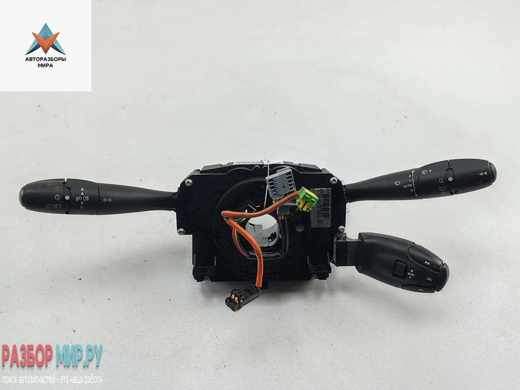 переключатель подрулевой Peugeot 407 1 поколение 2005, 2.0 л., дизель, МКПП, серый, универсал, 96592429XT - фото №1