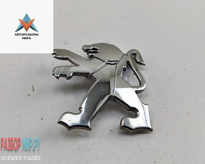 эмблема Peugeot 407 1 поколение 2007, 2.0 л., бензин, МКПП, чёрный, универсал, 9648769880 - фото №1