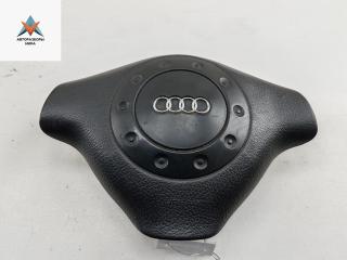 подушка безопасности водителя Audi 80 8C/B4 1994, 1.6 л., бензин, МКПП, синий, универсал, 4A0880201F