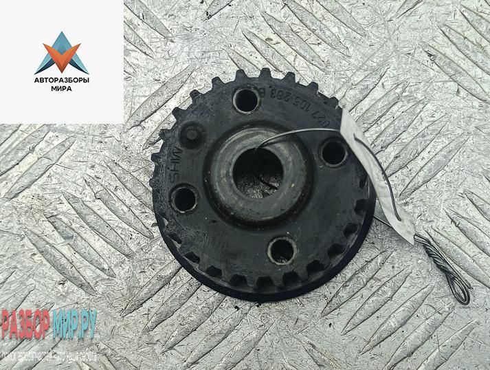 шестерня (звездочка) коленвала Audi A6 4B/C5 1998, 1.8 л., Ti, бензин, МКПП, чёрный, универсал, 027105263B - фото №1