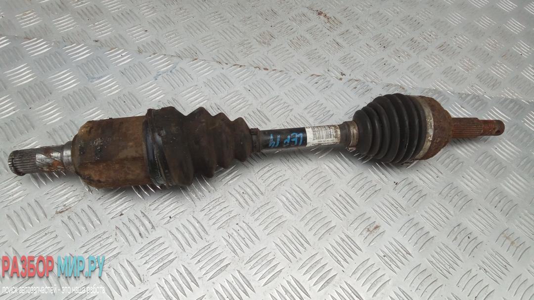 полуось передняя левая (приводной вал, ШРУС) Nissan Qashqai 1 поколение 2007, 2.0 л., бензин, МКПП, внедорожник 5 дв., 39101JD24B - фото №1