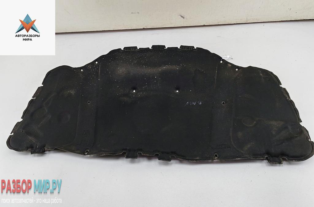 шумоизоляция капота BMW 5 серия E60/E61 2006, 2.5 л., бензин, АКПП, чёрный, универсал - фото №1