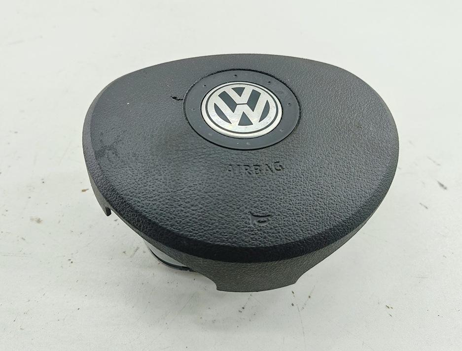 подушка безопасности водителя Volkswagen Golf 5 поколение 2005, 1.4 л., бензин, МКПП, зелёный, хетчбэк 5 дв., 1K0880201N - фото №1