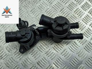 корпус термостата Volkswagen Touran 1 поколение [рестайлинг] 2006, 1.6 л., бензин, МКПП, чёрный, минивэн, 03C121111H, 03C121026H