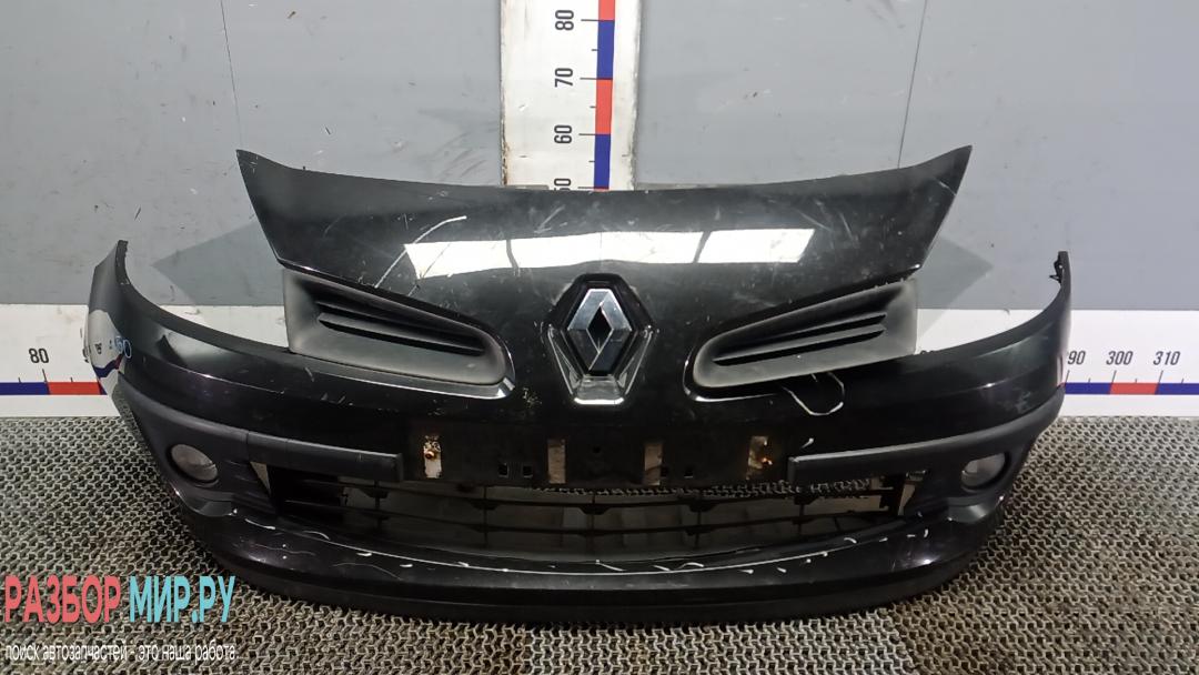 бампер передний Renault Clio 3 поколение 2008, 1.2 л., бензин, МКПП, хетчбэк 5 дв. - фото №1