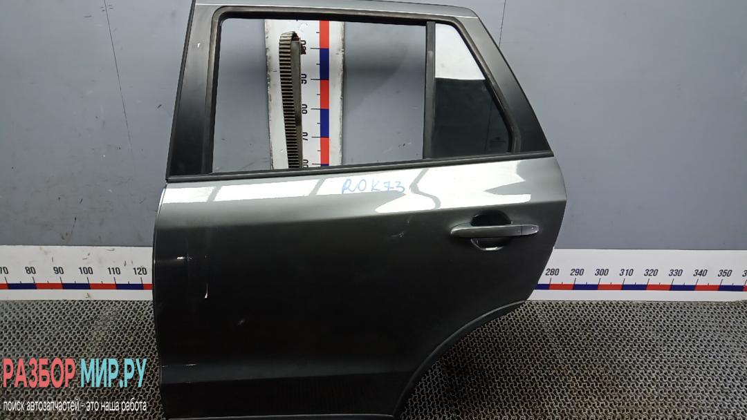 дверь задняя левая Hyundai Santa Fe 2 поколение (CM) 2008, 2.2 л., дизель, МКПП, внедорожник 5 дв. - фото №1