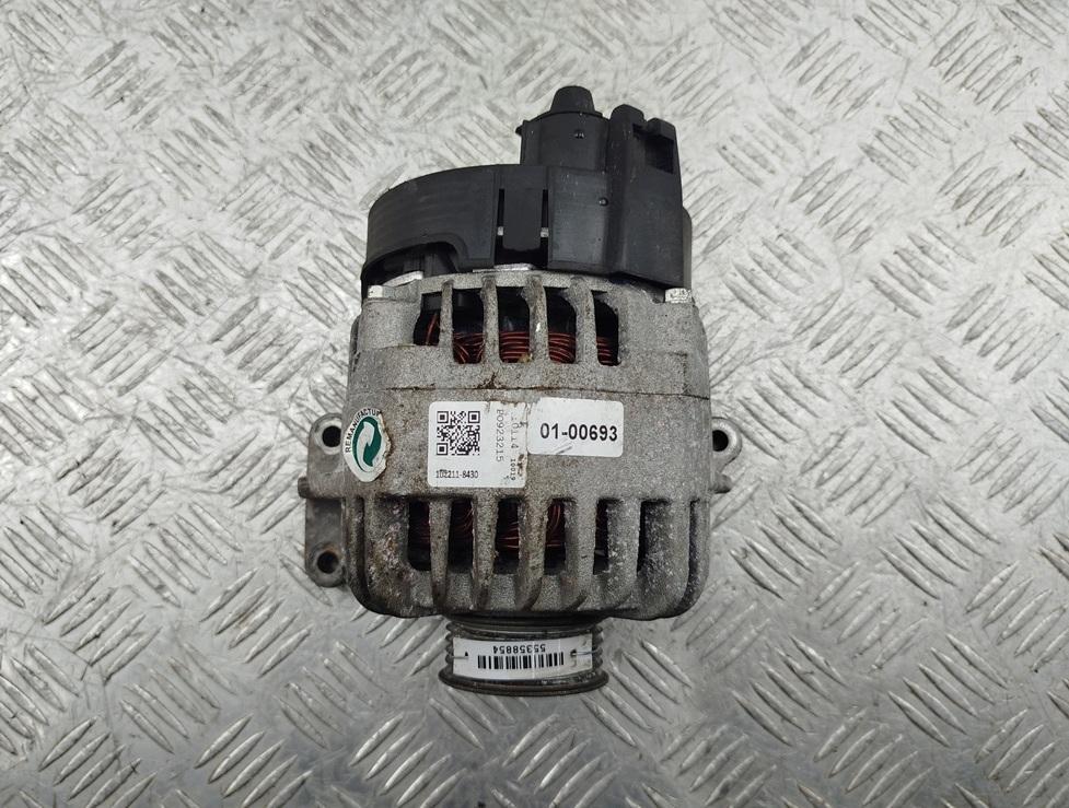 генератор Fiat Panda 2009, 1.2 л., бензин, МКПП, чёрный, хетчбэк 5 дв., 1022118430