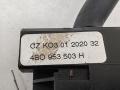переключатель дворников Audi A6 4B/C5 1998, 1.8 л., Ti, бензин, МКПП, чёрный, универсал, 4B0953503H - фото №4