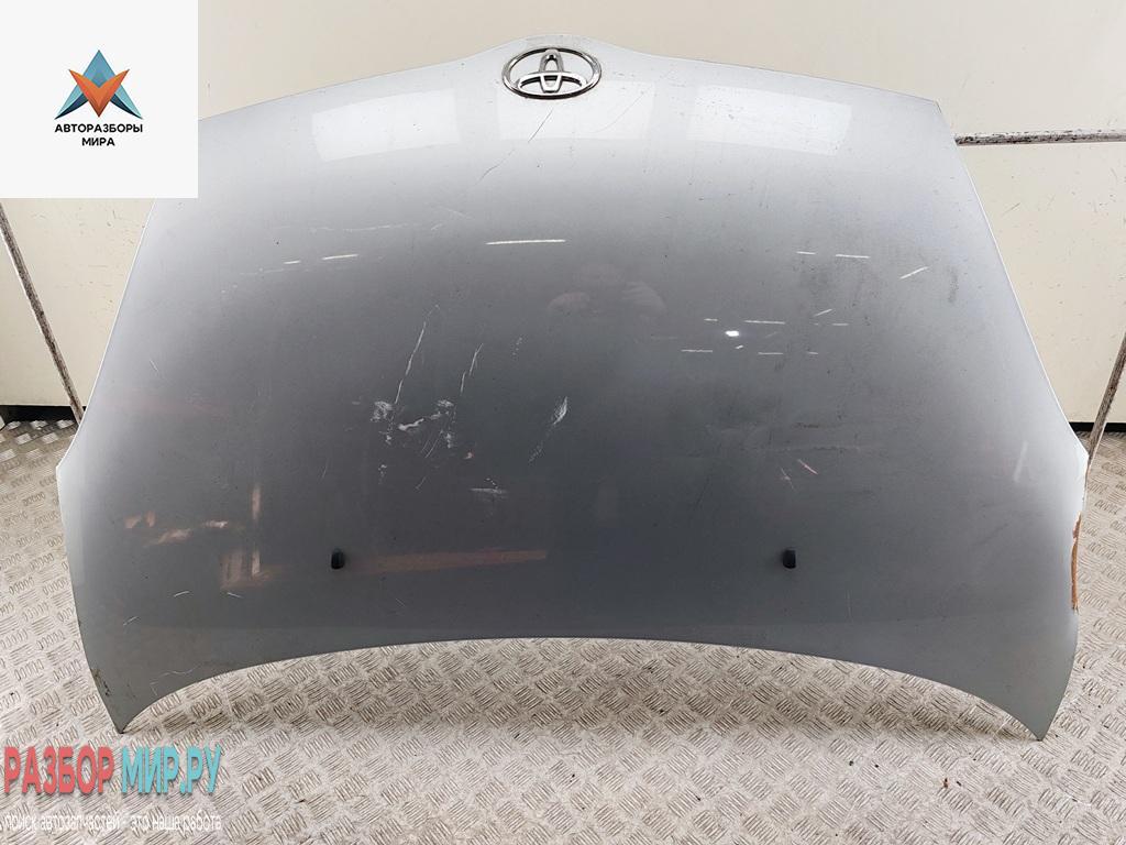 капот Toyota Yaris Verso 2001, 1.3 л., бензин, МКПП, серый, минивэн - фото №1