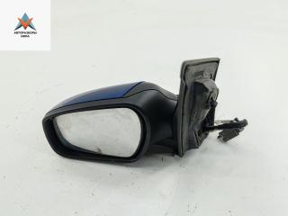 зеркало левое Ford Focus 2 поколение [рестайлинг] 2007, 1.8 л., бензин, МКПП, синий, универсал