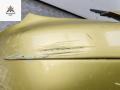 бампер передний Peugeot 307 1 поколение 2004, бензин, жёлтый, универсал, 9643067477 - фото №4