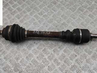 полуось передняя левая (приводной вал, ШРУС) Peugeot 307 1 поколение 2003, 1.6 л., бензин, МКПП, красный, универсал