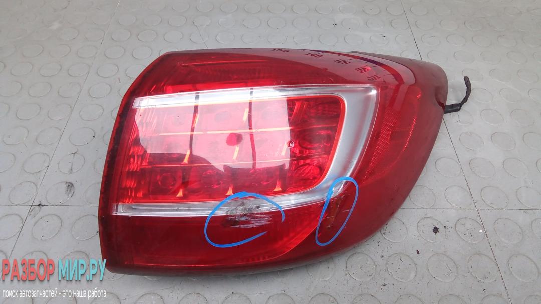 фонарь задний правый Kia Sportage 3 поколение 2012, 1.7 л., дизель, МКПП, внедорожник 5 дв., 924023W010 - фото №1