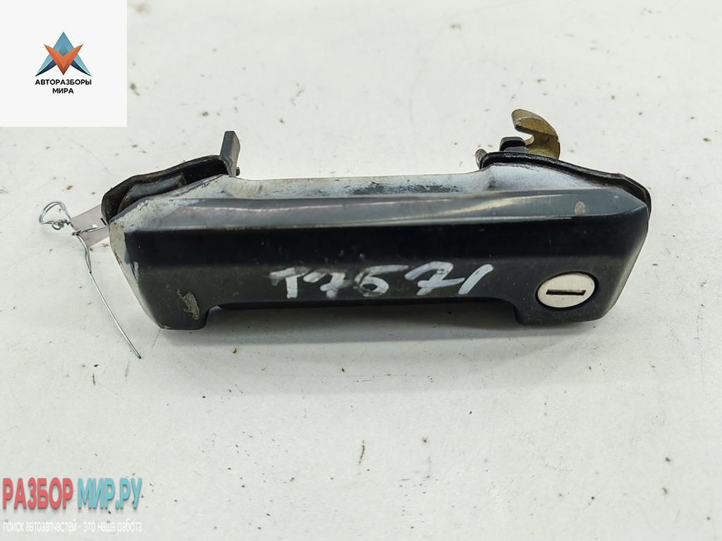 ручка наружная двери сдвижной Volkswagen Transporter T4 2000, 2.5 л., дизель, МКПП, белый, микроавтобус, 7D0843704A - фото №1