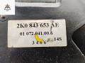 механизм сдвижной двери Volkswagen Caddy 3 поколение 2006, 1.9 л., дизель, МКПП, красный, фургон, 2K0843653AE - фото №3