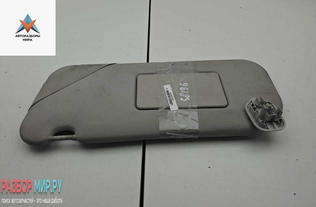 козырек солнцезащитный Peugeot 307 1 поколение 2003, 1.6 л., бензин, МКПП, серый, хетчбэк 3 дв. - фото №1