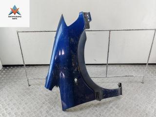 крыло переднее правое Opel Zafira 1 поколение (A) 2002, 1.8 л., бензин, МКПП, синий, минивэн