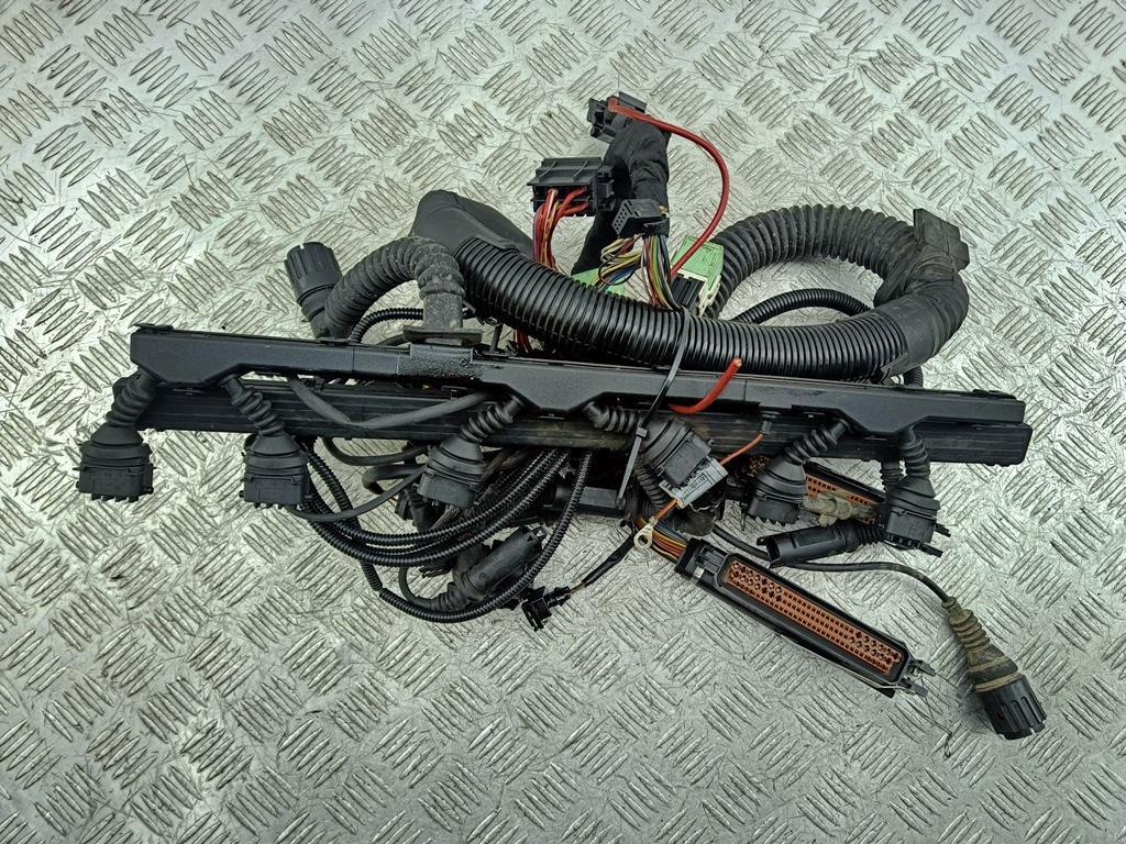 проводка двигателя BMW 5 E39 1997, 2.0 л., бензин, АКПП, синий, седан, 1744589, 1433360
